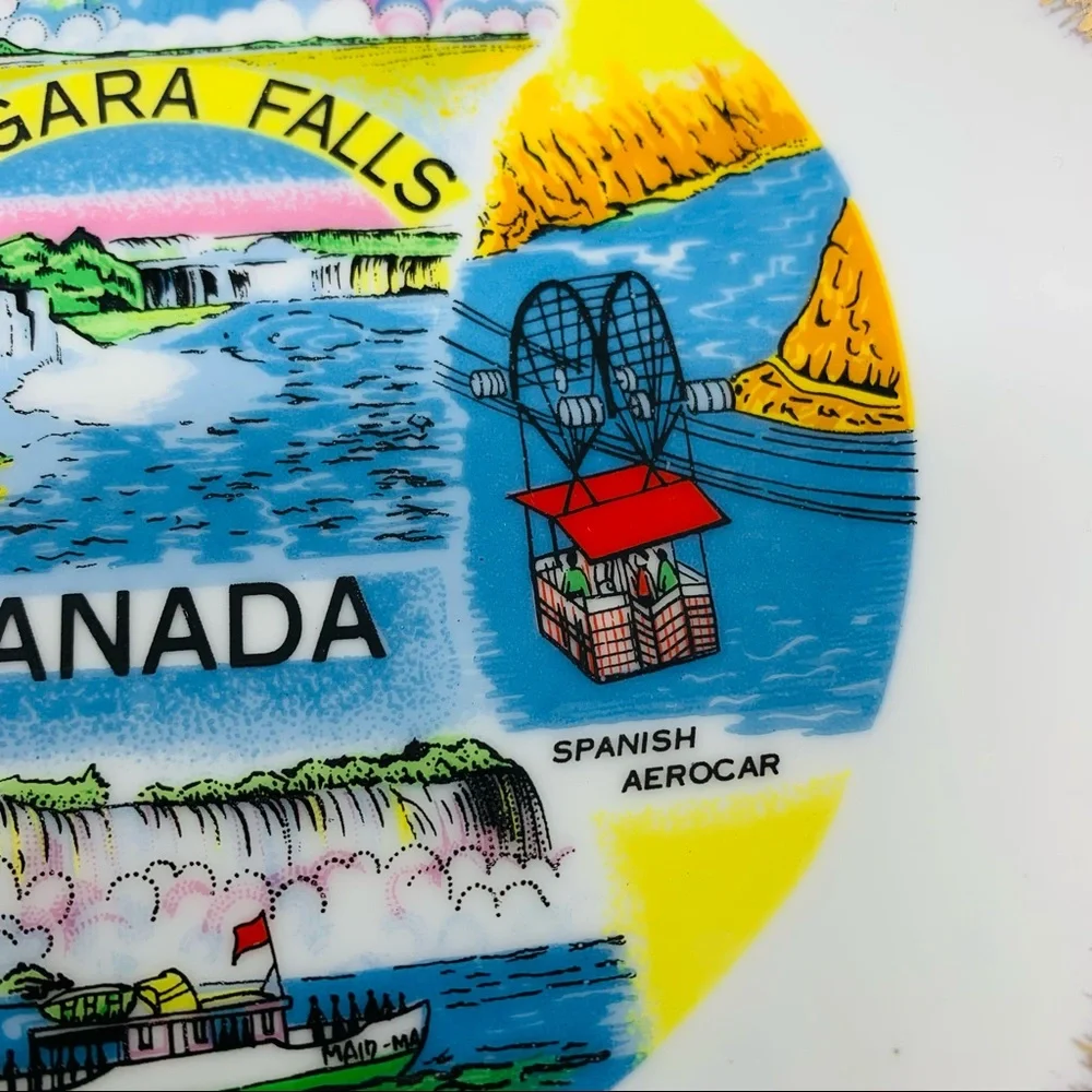 Vintage Niagara Falls Canada Collectible Wall Plate for Plate Wall